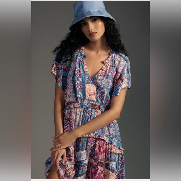 Anthropologie Dresses & Skirts - By Anthropologie Robin Tiered Mini Dress vacation date night summer party